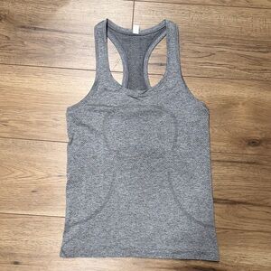 Lululemon Athletica Gray Racerback Tank Top